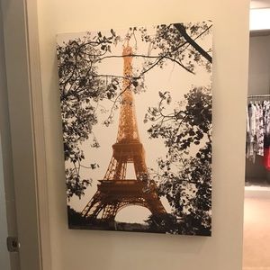 Eiffel Tower Print on Canvas